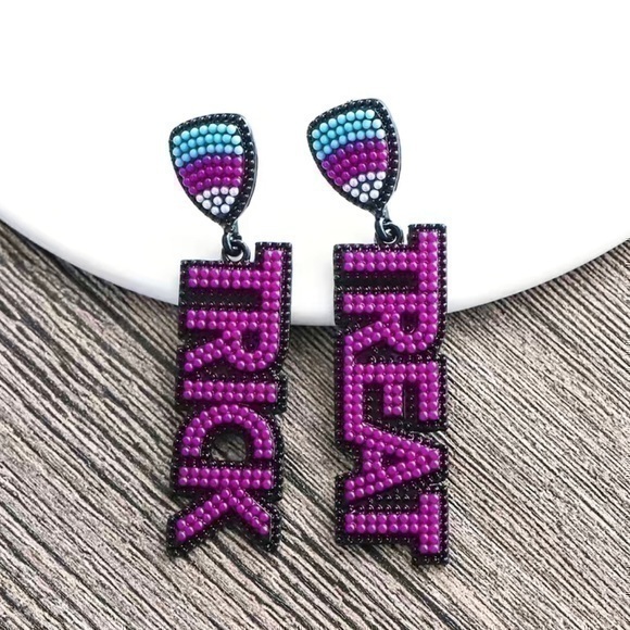 Lush Jewelry - LUSH | 👻 Trick or Treat Beaded Halloween Earrings